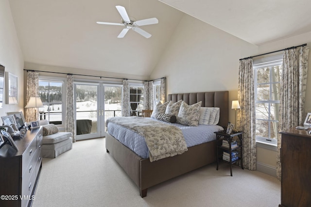 50 Bermuda Dr, Edwards, CO 81632 - bedroom featuring access to outside, carpet flooring, and multiple windows