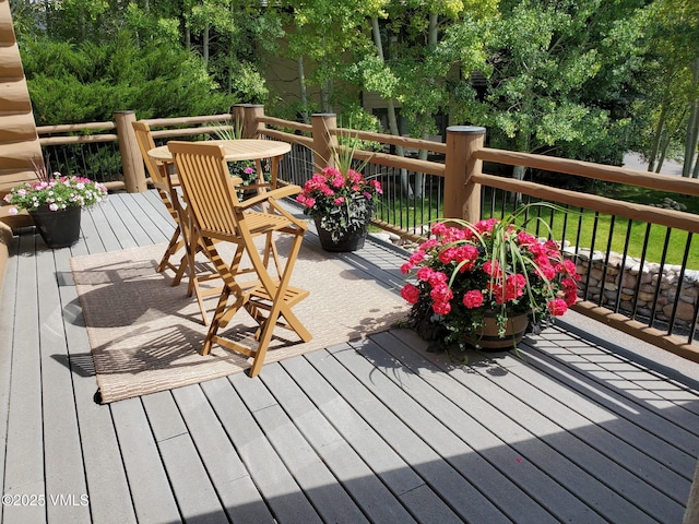 121 Hackamore Rd Unit B, Edwards, CO 81632 - view of wooden deck