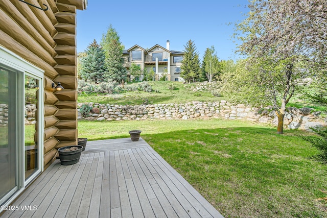 121 Hackamore Rd Unit B, Edwards, CO 81632 - deck featuring a lawn