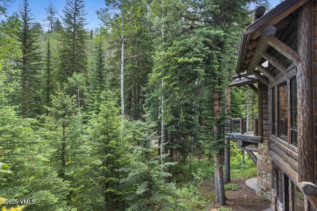 12 Cabin Creek Ln, Edwards, CO 81632 - view of yard with a forest view