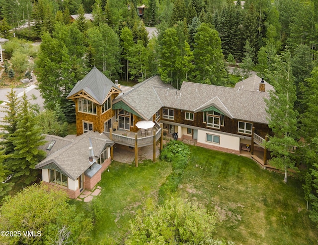 3827 Lupine Dr Unit B, Vail, CO 81657 - view from above of property