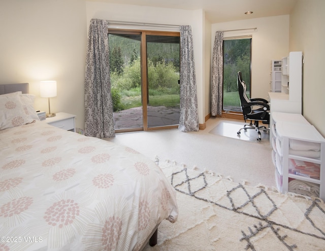 3827 Lupine Dr Unit B, Vail, CO 81657 - bedroom featuring access to exterior and an office area