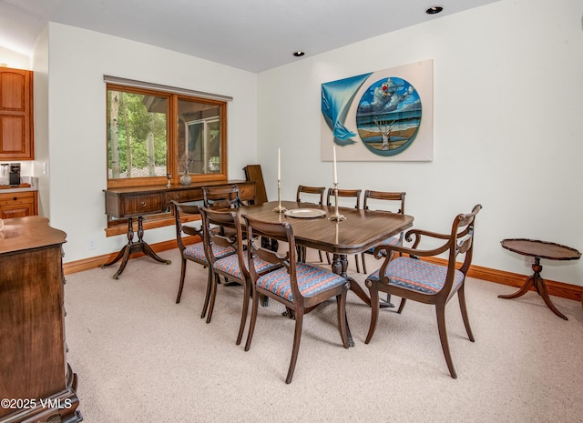 3827 Lupine Dr Unit B, Vail, CO 81657 - dining area with light carpet and baseboards