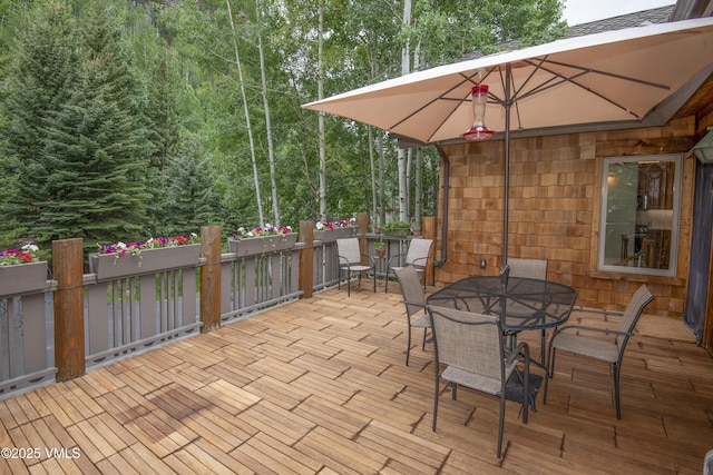 3827 Lupine Dr Unit B, Vail, CO 81657 - view of patio featuring outdoor dining area