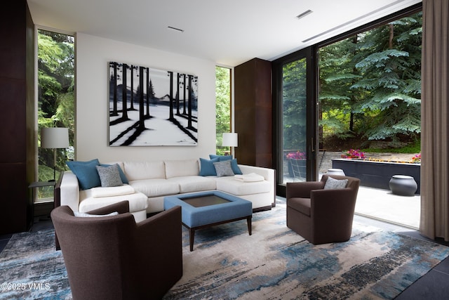 344 Beaver Dam Rd, Vail, CO 81657 - living room featuring plenty of natural light and expansive windows