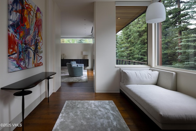 344 Beaver Dam Rd, Vail, CO 81657 - living area featuring dark wood finished floors
