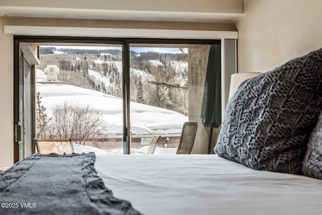 bedroom featuring multiple windows