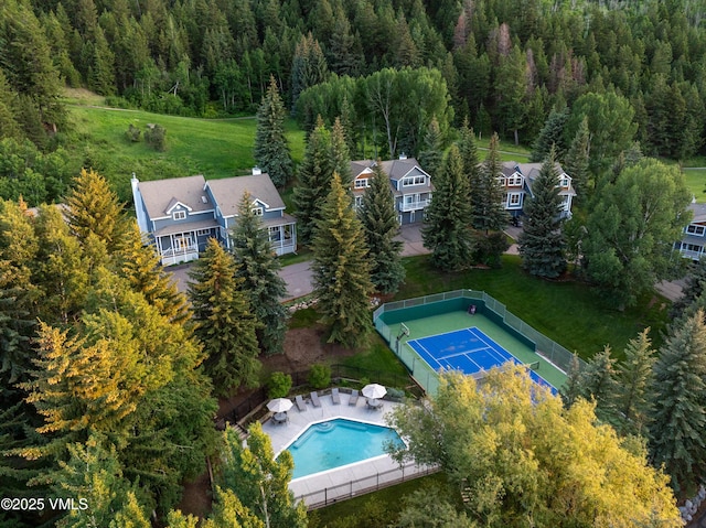 405 Greenwaye Cir Unit 11-A, Eagle-Vail, CO 81620 - aerial view of a forest