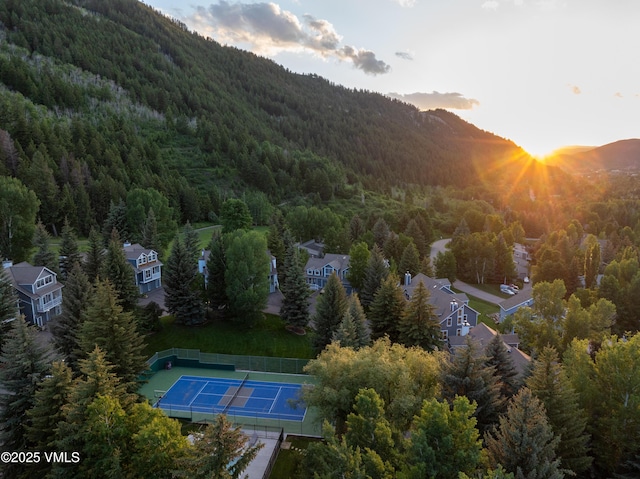 405 Greenwaye Cir Unit 11-A, Eagle-Vail, CO 81620 - bird's eye view of mountains and a heavily wooded area