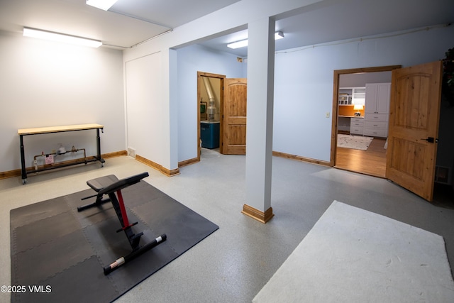 405 Greenwaye Cir Unit 11-A, Eagle-Vail, CO 81620 - workout area with baseboards