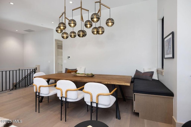 42 Riverfront Ln Unit Th-13, Avon, CO 81620 - dining room featuring light wood-style flooring and recessed lighting