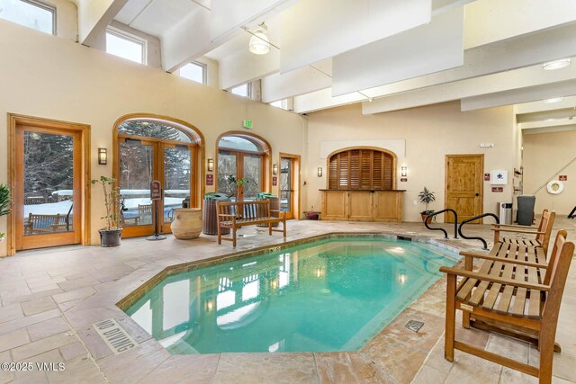 120 Offerson Rd Unit 7320, Beaver Creek, CO 81620 - indoor community pool with french doors