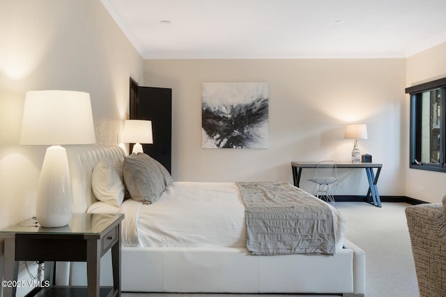 120 Offerson Rd Unit 7320, Beaver Creek, CO 81620 - bedroom featuring carpet flooring and crown molding