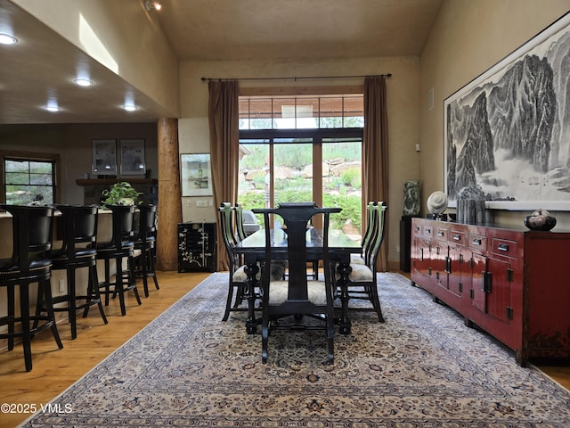 555 Charolais Cir, Edwards, CO 81632 - dining space with wood finished floors and recessed lighting