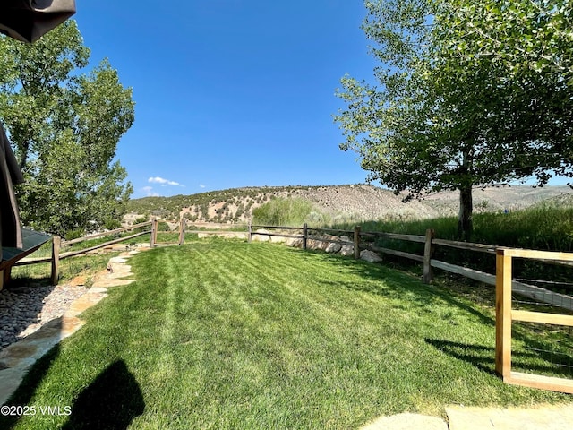 555 Charolais Cir, Edwards, CO 81632 - view of yard featuring a mountain view and a view of rural / pastoral area