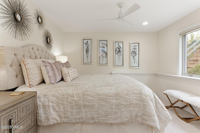 21 Hackamore Rd W, Edwards, CO 81632 - bedroom with recessed lighting and a ceiling fan