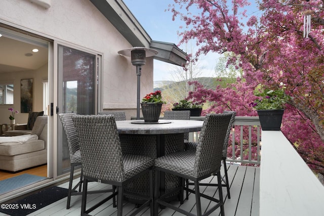 21 Hackamore Rd W, Edwards, CO 81632 - wooden deck featuring outdoor dining area