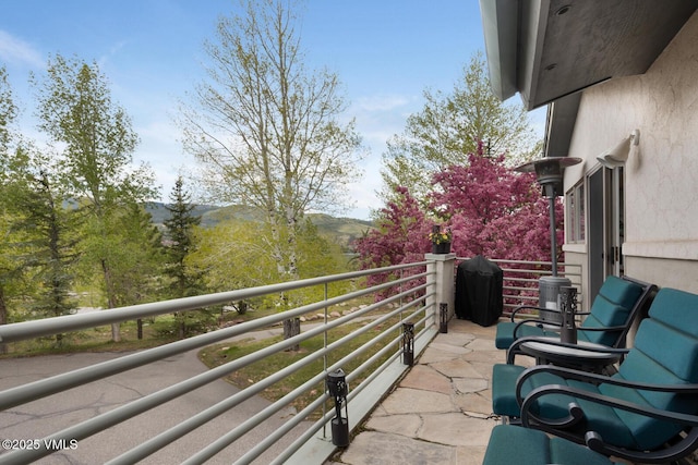 21 Hackamore Rd W, Edwards, CO 81632 - balcony featuring a mountain view and a grill