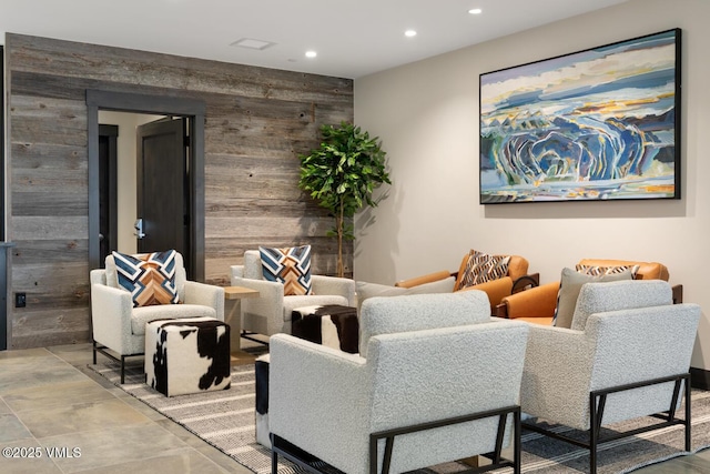 42 Riverfront Ln Unit 104, Avon, CO 81620 - community lobby featuring wood walls and recessed lighting