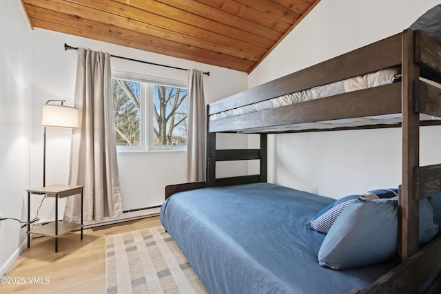570 Homestead Dr Unit 33, Edwards, CO 81632 - bedroom featuring wood finished floors, wooden ceiling, and vaulted ceiling