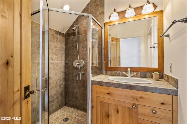 37 Hawley Ct, Edwards, CO 81632 - bathroom featuring vanity and a shower stall