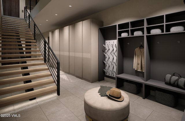 1150 Ptarmigan Rd, Vail, CO 81657 - mudroom featuring light tile patterned floors