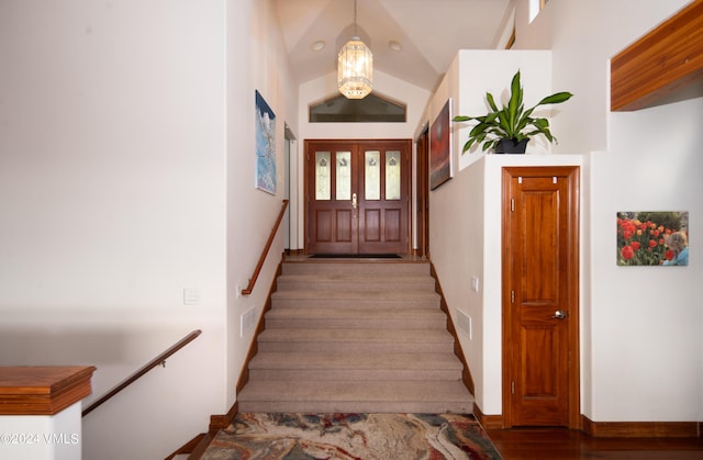 view of entrance foyer