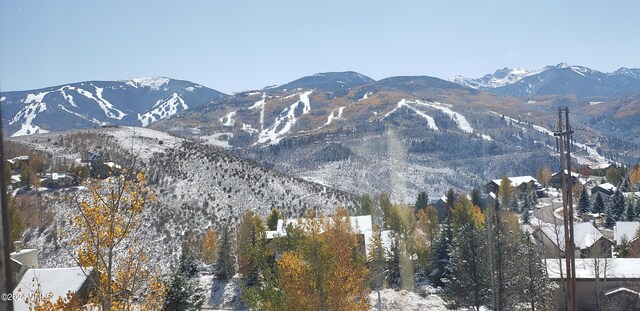 view of mountain feature