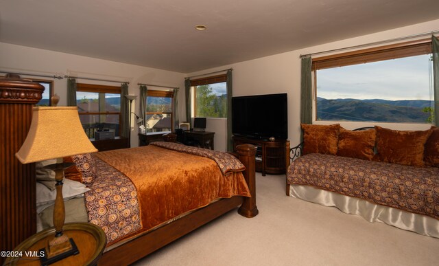 bedroom featuring carpet flooring