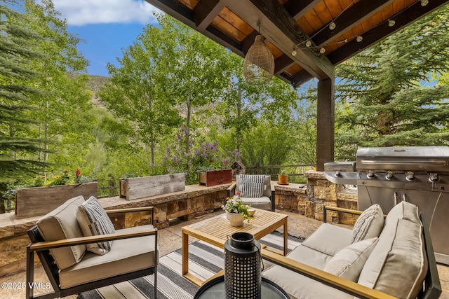 922 June Creek Rd, Edwards, CO 81632 - view of patio featuring outdoor lounge area