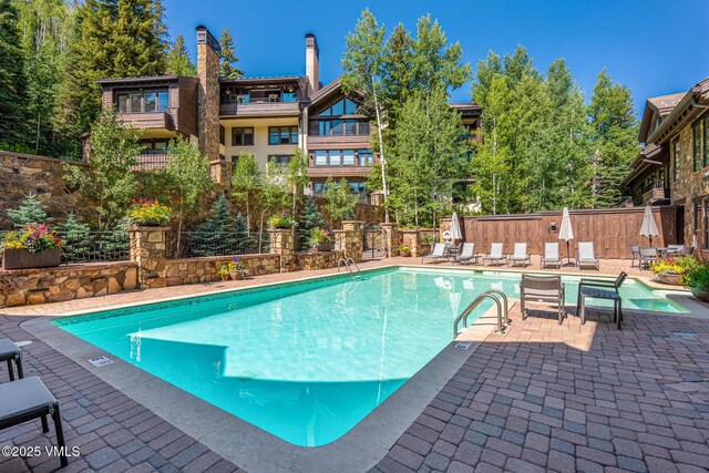 600 Vail Valley Dr Unit 310, Vail, CO 81657 - community pool featuring a patio