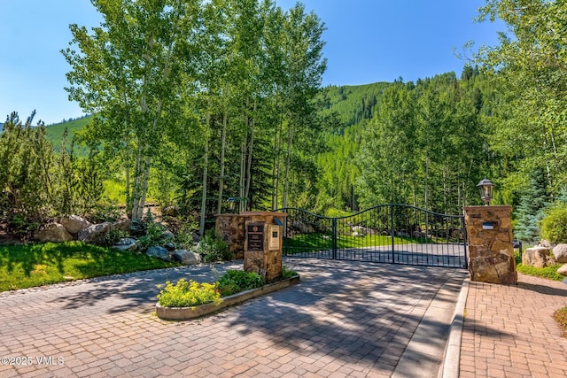 600 Vail Valley Dr Unit 310, Vail, CO 81657 - gate featuring a view of trees
