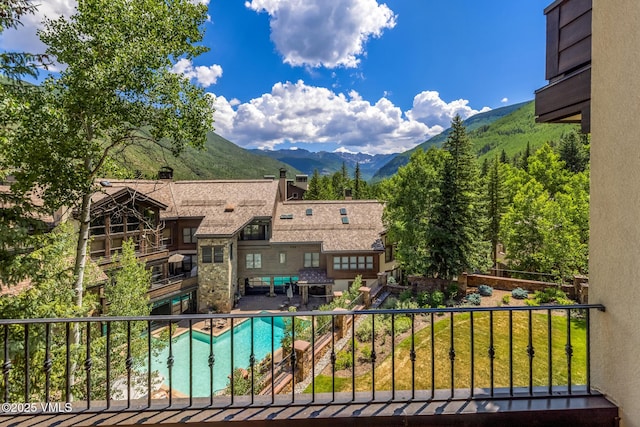 600 Vail Valley Dr Unit 310, Vail, CO 81657 - view of swimming pool featuring a mountain view