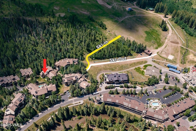 600 Vail Valley Dr Unit 310, Vail, CO 81657 - aerial overview of property's location with a forest