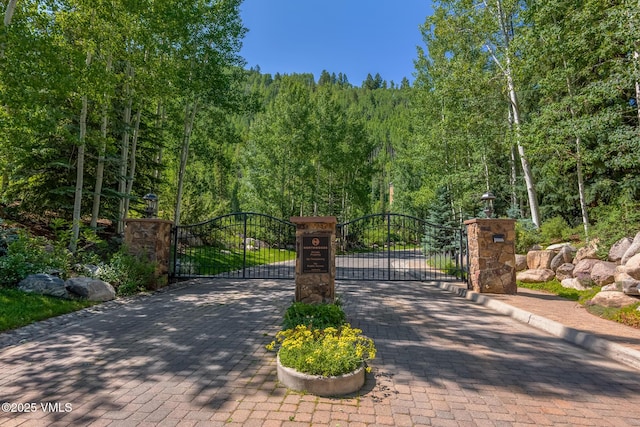 600 Vail Valley Dr Unit 310, Vail, CO 81657 - gate with a view of trees