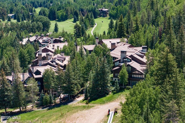 600 Vail Valley Dr Unit 310, Vail, CO 81657 - aerial view of property's location with a forest