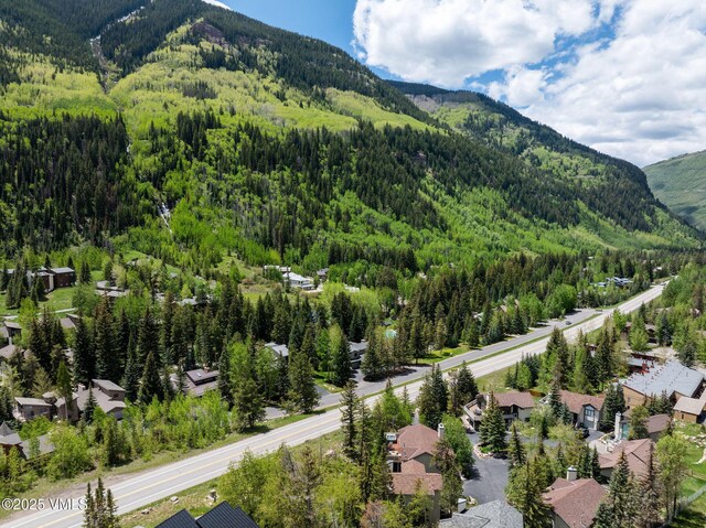 4515 Bighorn Rd, Vail, CO 81657 - bird's eye view of a forest and mountains