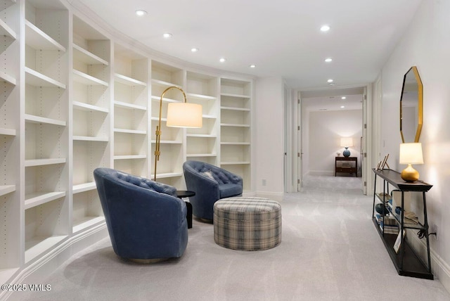 450 Steele St, Denver, CO 80236 - sitting room with recessed lighting and carpet floors