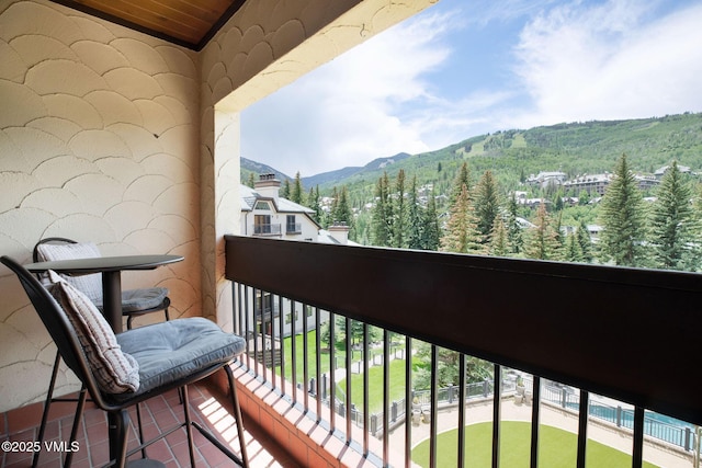 120 Offerson Rd Unit 4460, Beaver Creek, CO 81620 - balcony with a mountain view