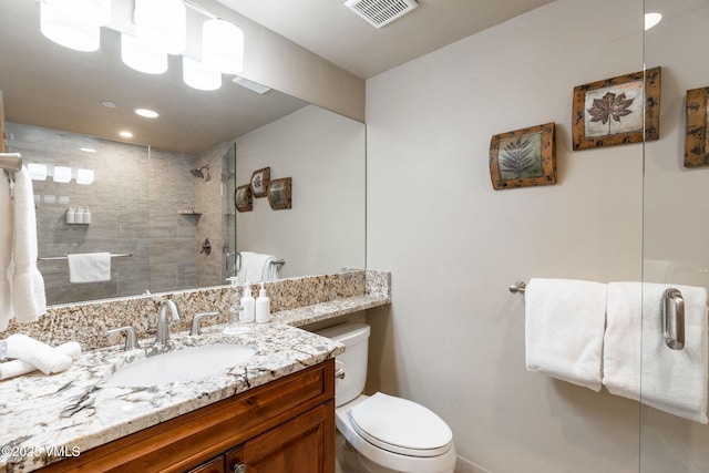 120 Offerson Rd Unit 4460, Beaver Creek, CO 81620 - full bath featuring tiled shower, vanity, and recessed lighting