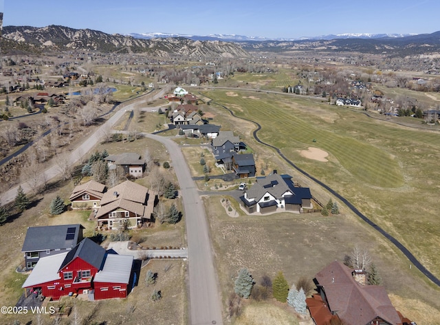 116 Thresher Ct, Eagle, CO 81631 - bird's eye view with a residential view and a mountain view