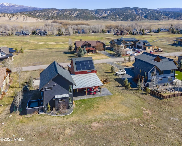 116 Thresher Ct, Eagle, CO 81631 - birds eye view of property with a mountain view and a residential view