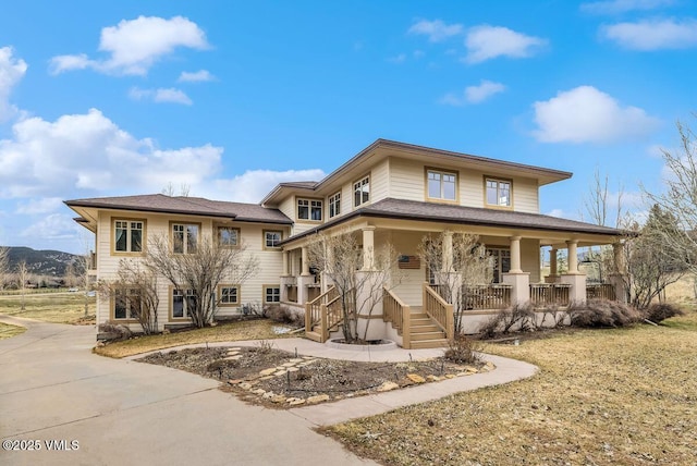 111 E Double Hitch Dr, Eagle, CO 81631 - view of front facade featuring a porch