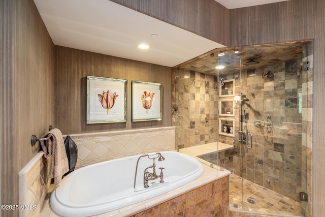 825 Forest Rd Unit 2, Vail, CO 81657 - full bath featuring a bath and a shower stall