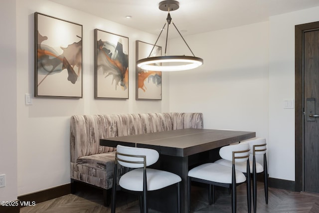 120 Offerson Unit 3430, Beaver Creek, CO 81620 - dining room featuring baseboards