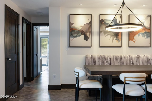 120 Offerson Unit 3430, Beaver Creek, CO 81620 - dining room featuring baseboards