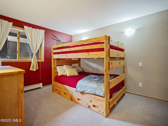 10000 Ryan Gulch Rd Unit 114, Silverthorne, CO 80498 - carpeted bedroom with baseboard heating and baseboards