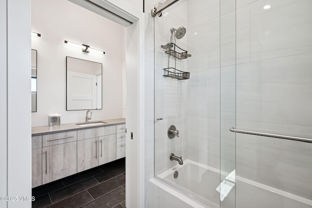 2296 E Haystacker Dr, Eagle, CO 81631 - full bathroom featuring vanity, shower / washtub combination, and tile patterned flooring