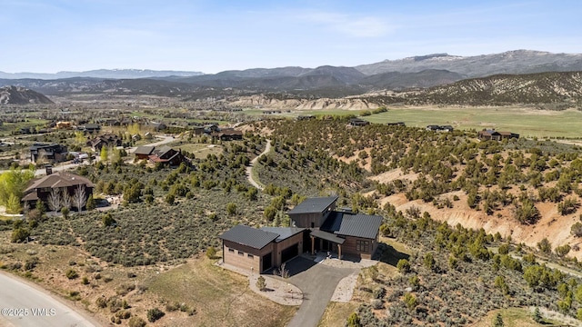 2296 E Haystacker Dr, Eagle, CO 81631 - aerial view of property's location featuring a mountain backdrop