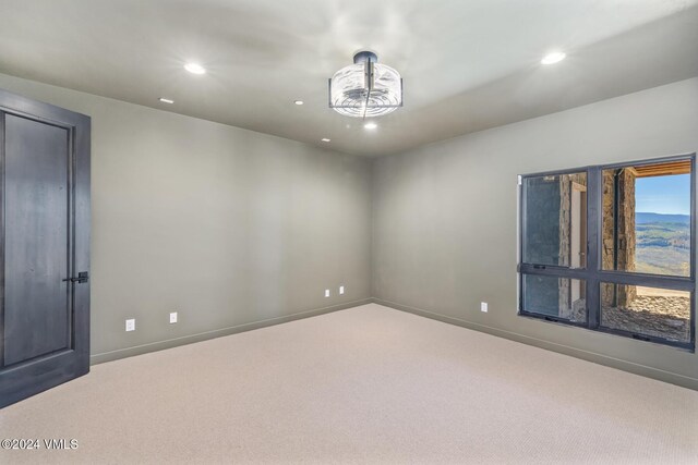 966 Webb Peak, Edwards, CO 81632 - empty room featuring carpet, recessed lighting, and baseboards